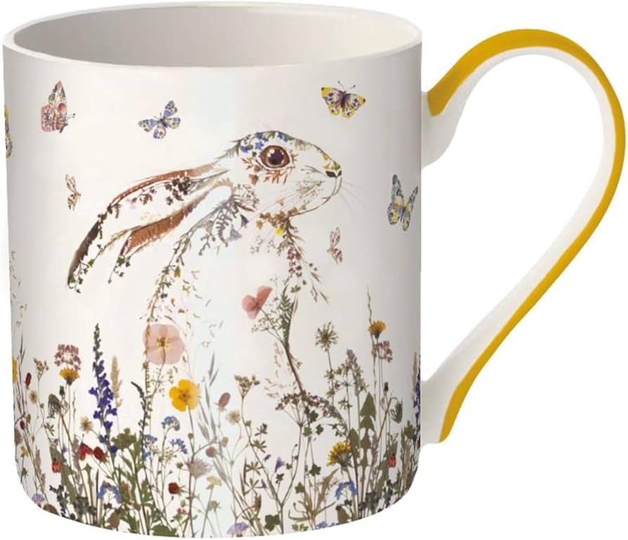 Helen Ahpornsiri Wildflower Hare Fine Bone China Mug