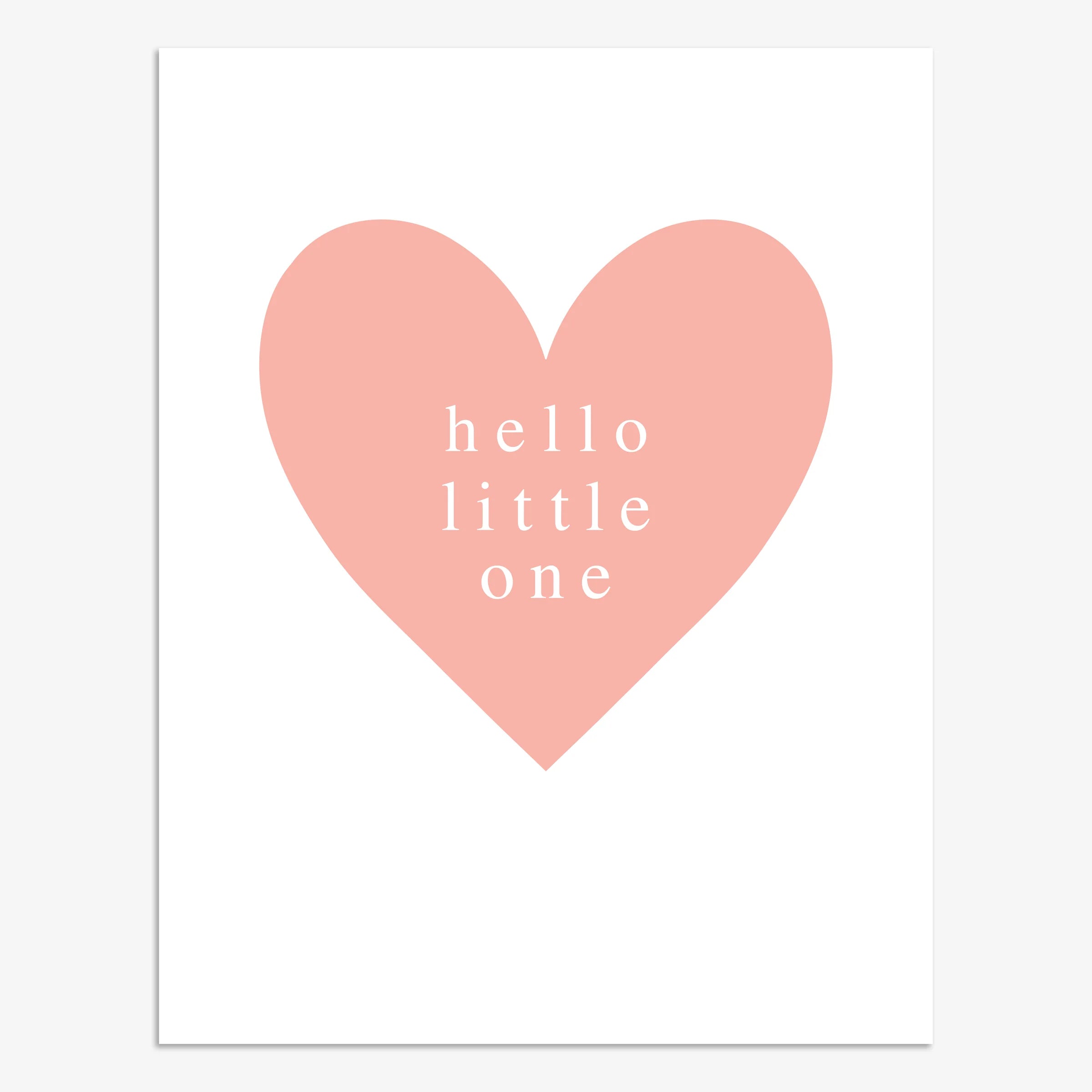Hello Little One Pink