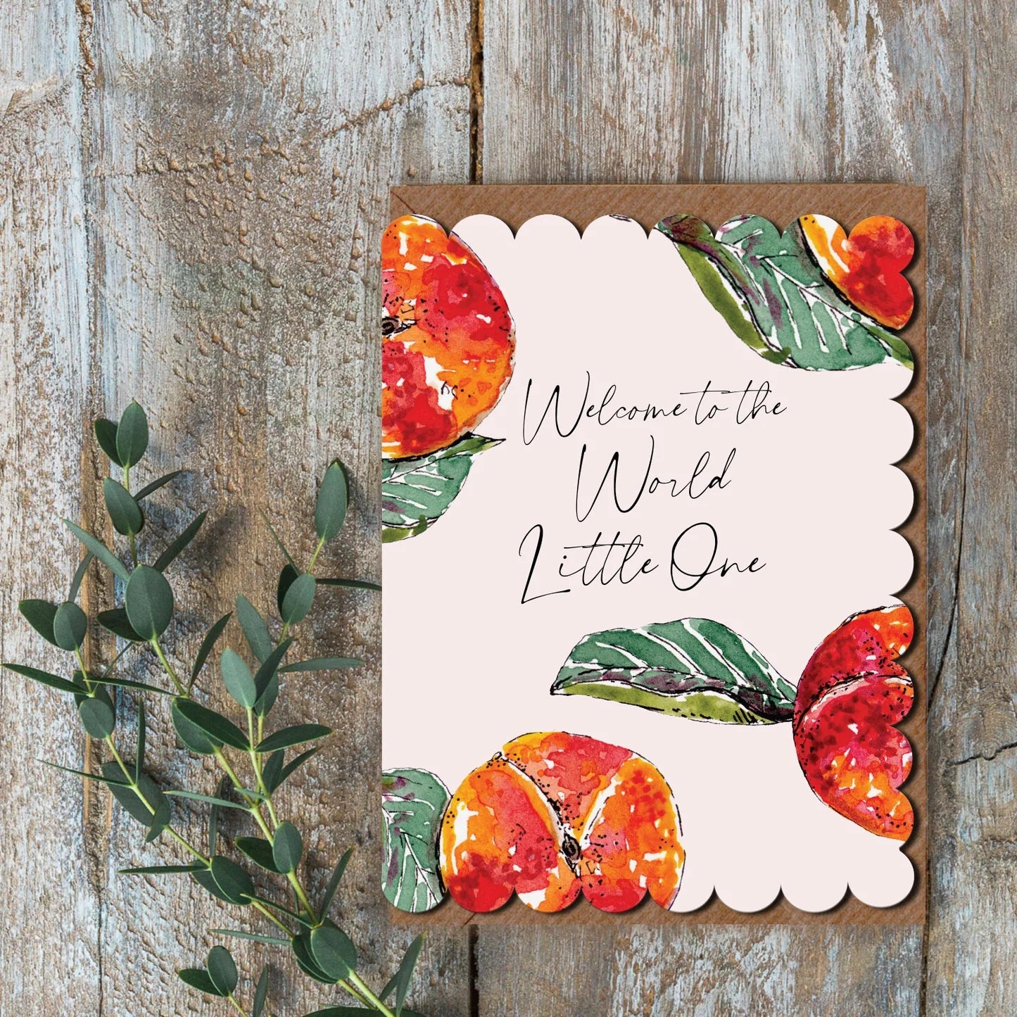 Welcome To The World Little One (Peach Pure) Card