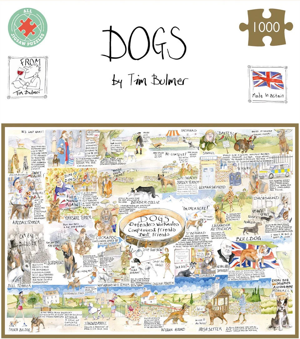 Tim Bulmer 1000 Piece Jigsaw Puzzle-Dogs