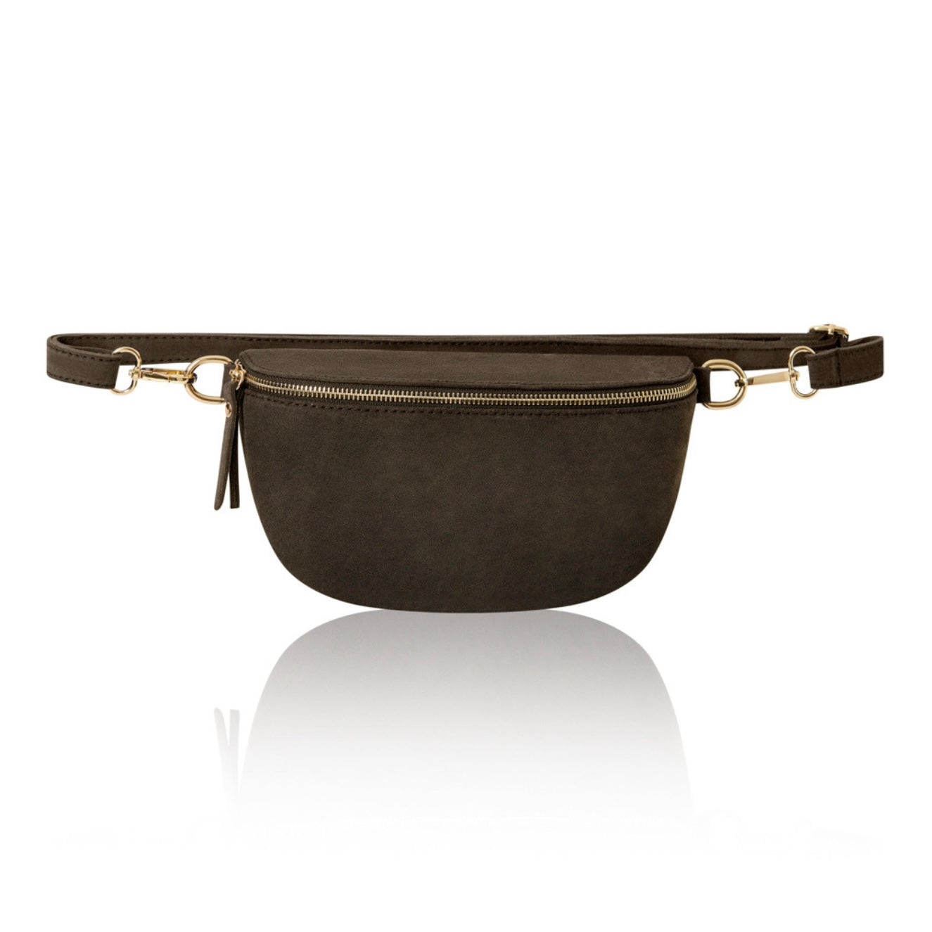 Suede Leather Crossbody Bag
