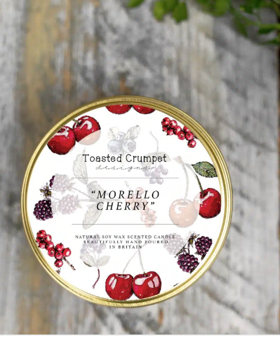 Morello Cherry Tin Candle