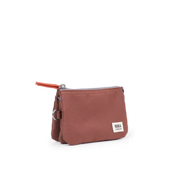 Carnaby Small Sustainable Canvas Purse - Coco