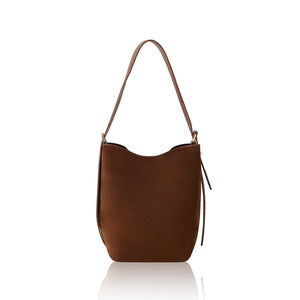 Suede Bucket Bag