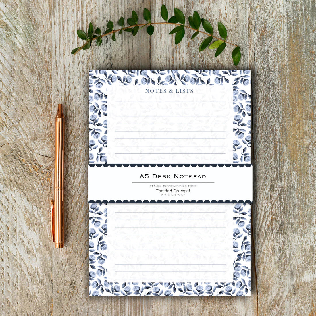 Chateau Mini Roses A5 Desk Pad