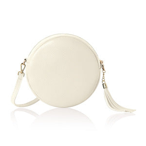 Leather Handbag - Round