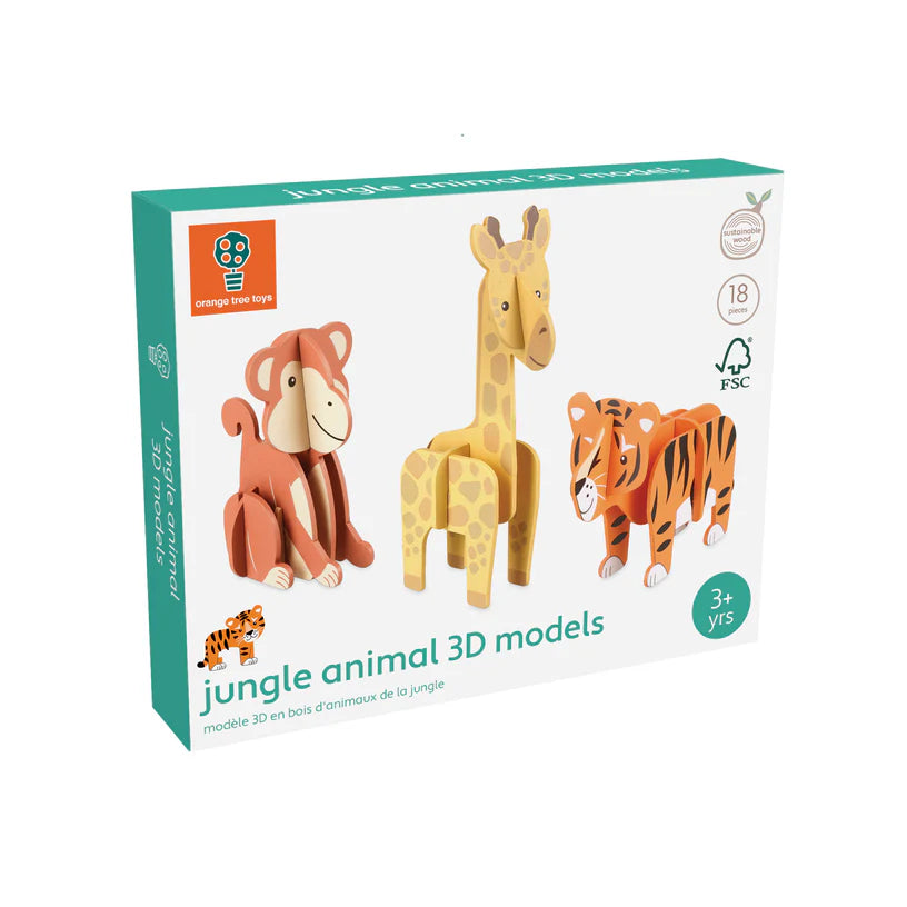 Jungle Animals 3D Models