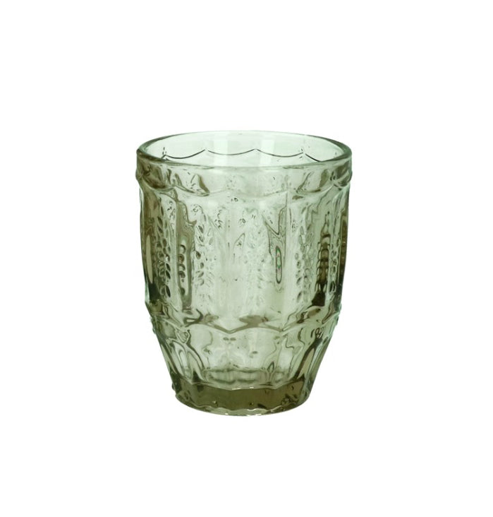 Green Glass Tumbler