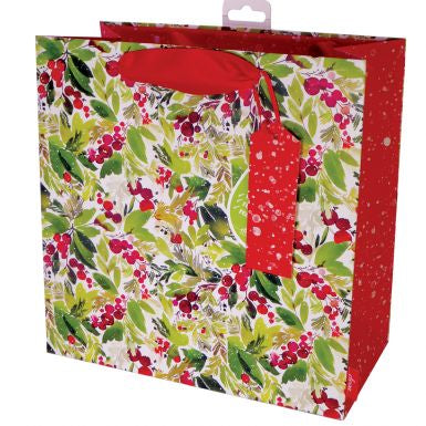 Large Gift Bag - Berry Christmas