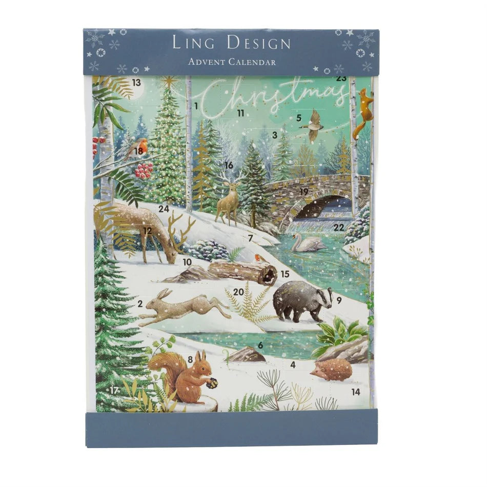 Ling Design Advent Calendar - Festive Christmas