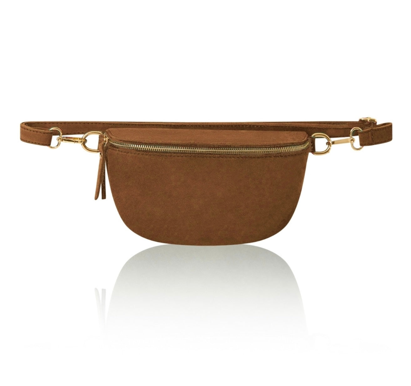 Suede Leather Crossbody Bag