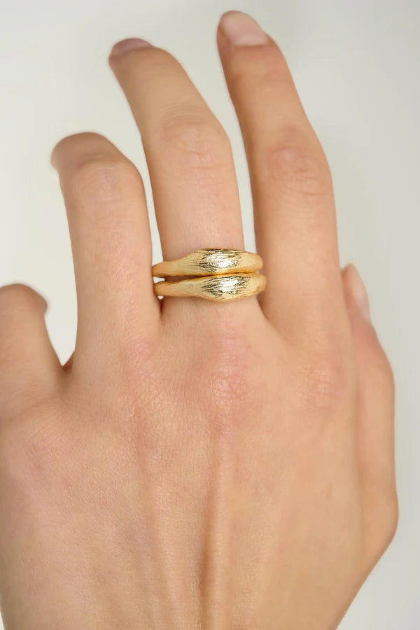 Ashen Ring Set - Gold
