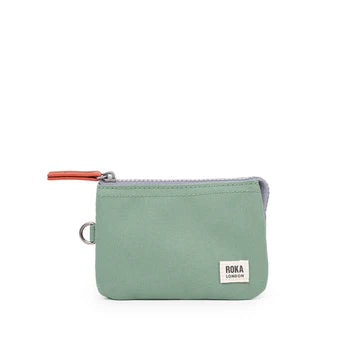 Carnaby Small Sustainable Canvas Purse - Frost