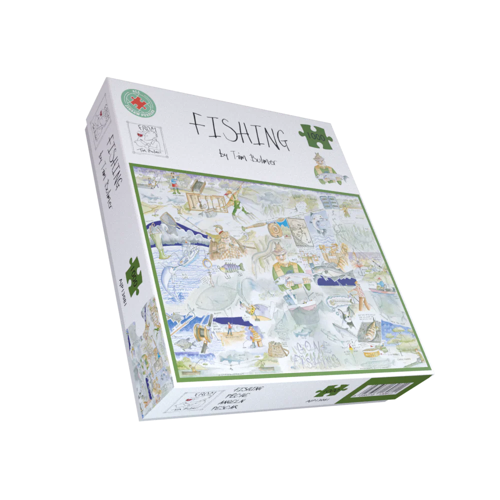 Tim Bulmer 1000 Piece Jigsaw Puzzle- Fishing