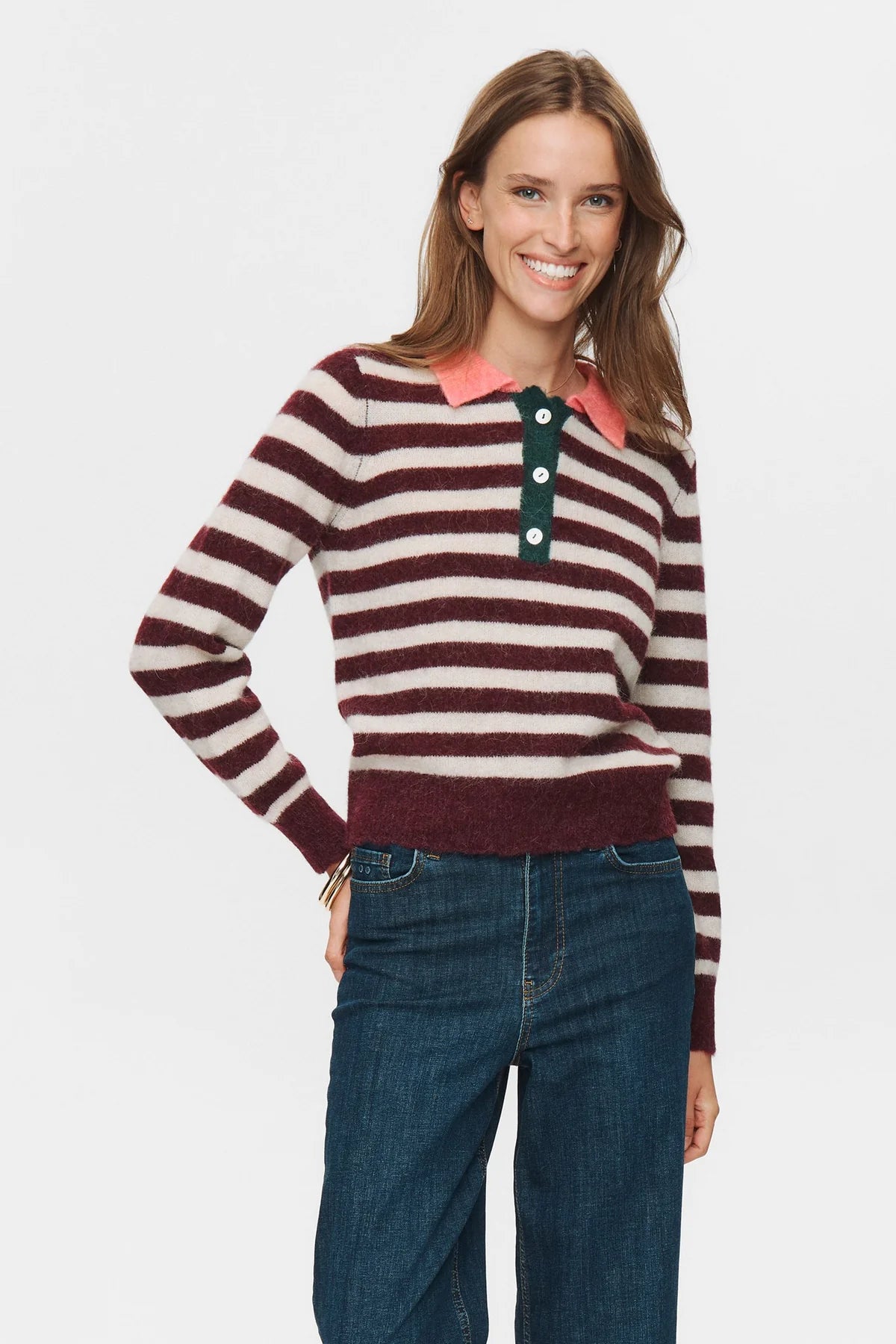 Nuciara Riette Stripe Pullover Winetasting