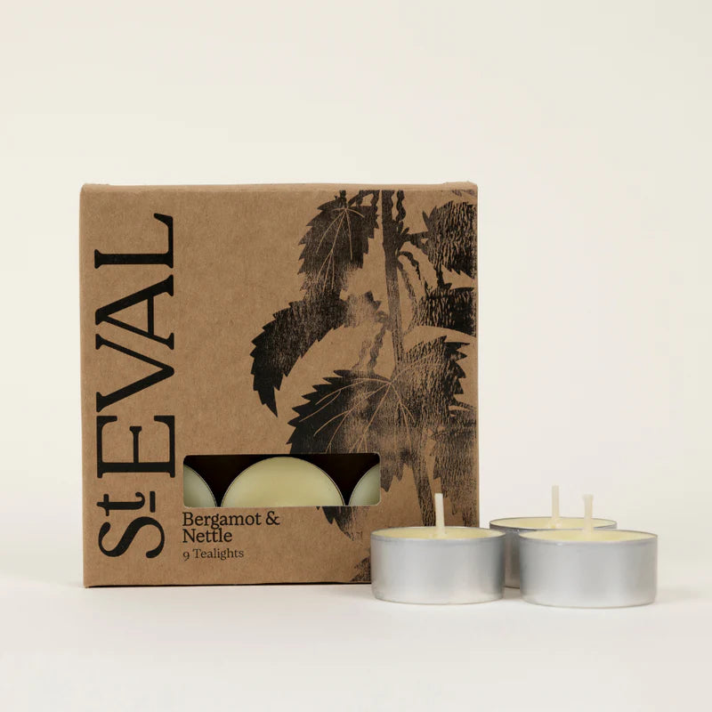 Scented Tealight x 9 - Bergamot & Nettle