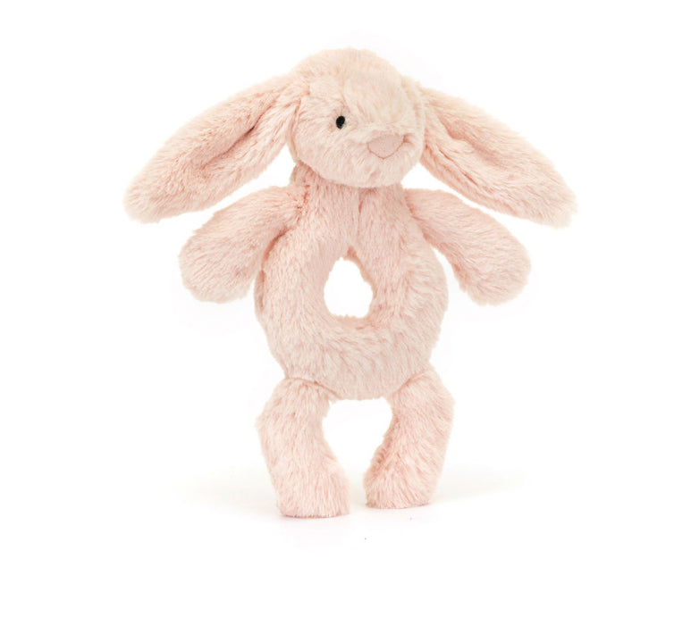 Bashful Blush Bunny Ring Rattle