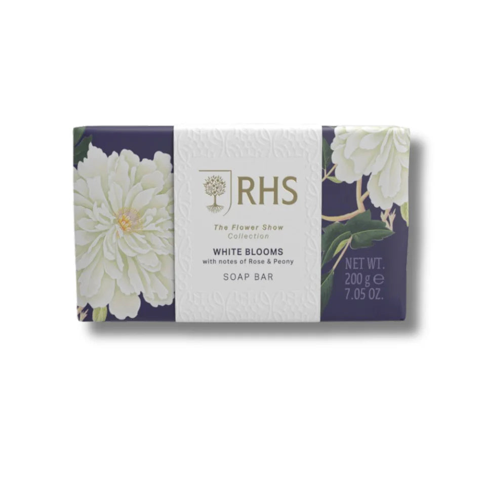 RHS The Flower Show Collection 200g Soap - White Blooms (Rose & Peony)