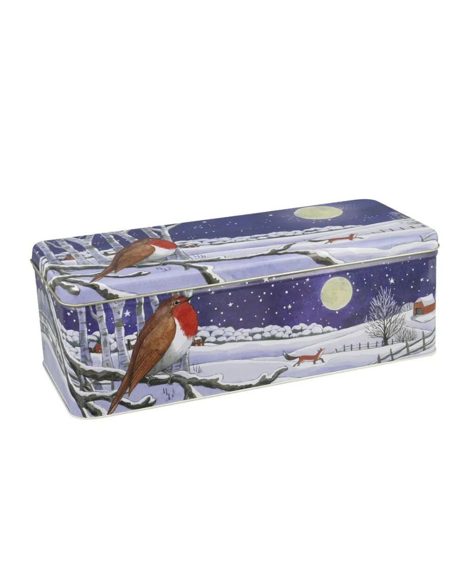 Emma Bridgewater - Winter Animal Robin Long Deep Rectangular