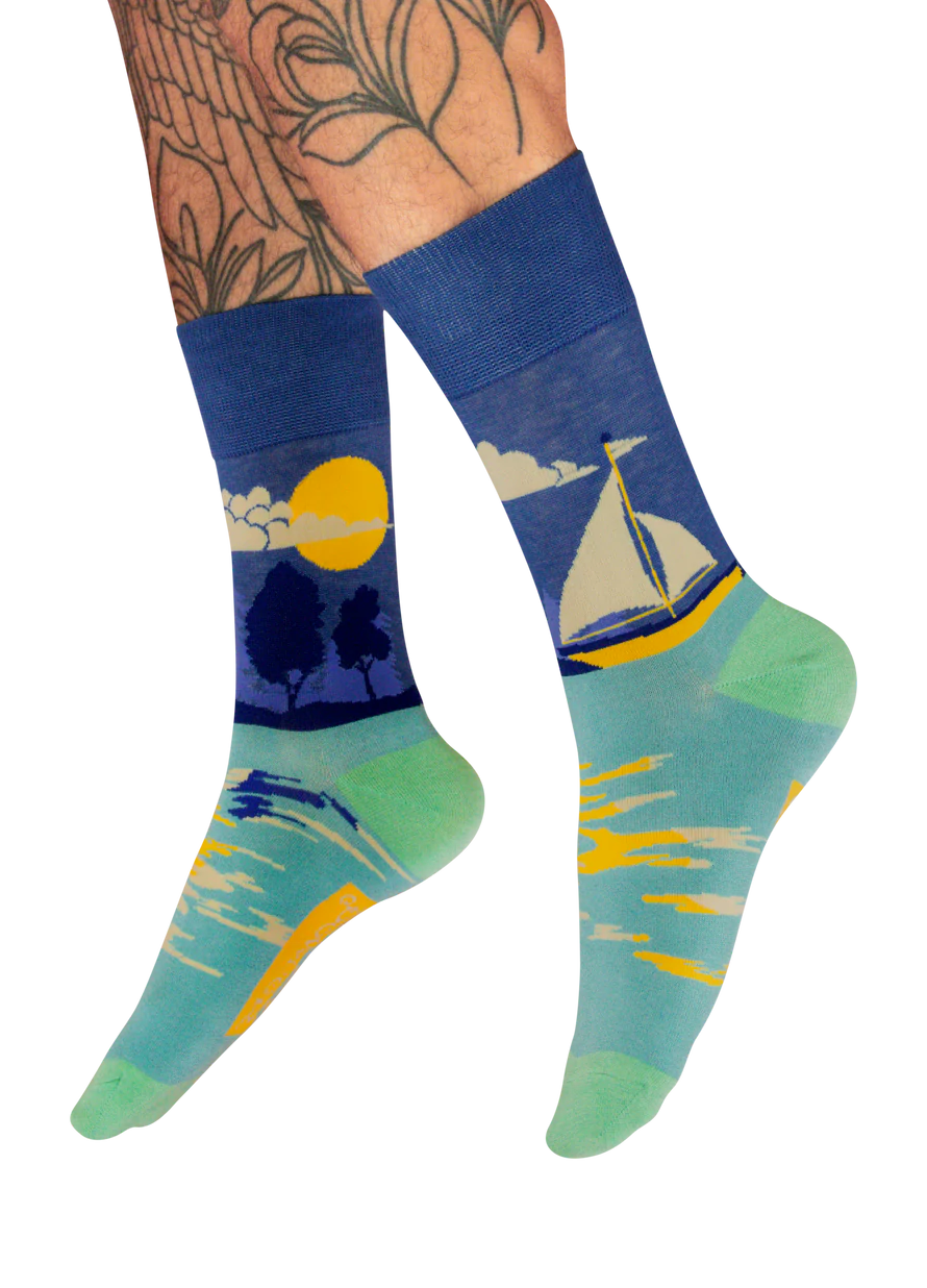 Men’s Socks - Sailing Design