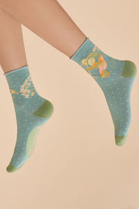 Ankle Socks - Hummingbird Aqua