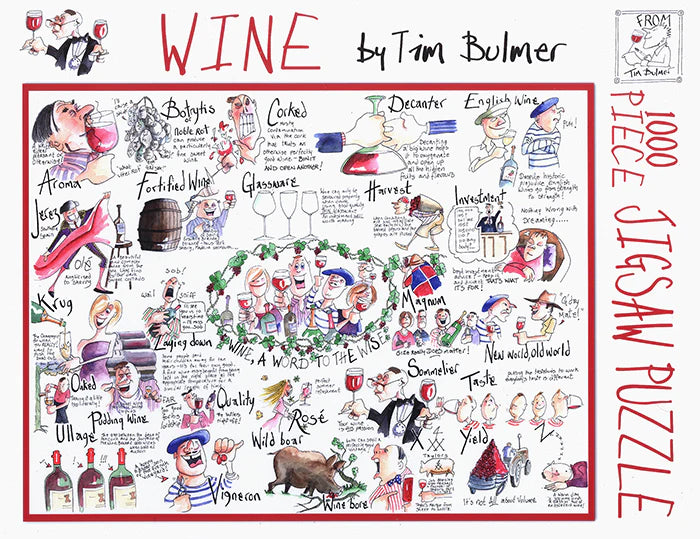 Tim Bulmer 1000 Piece Jigsaw Puzzle-Wine