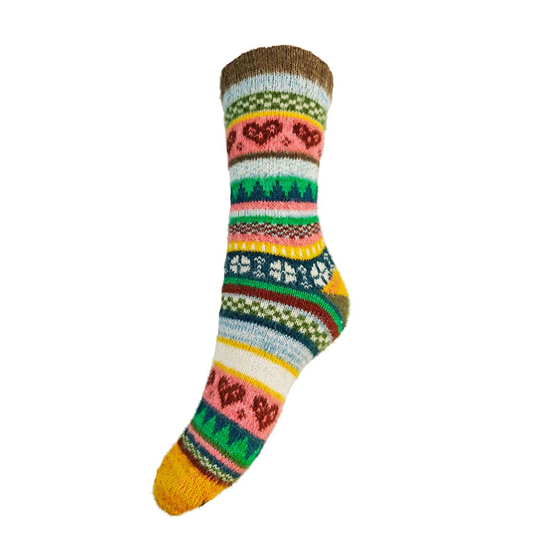 Ladies Multi Coloured Socks