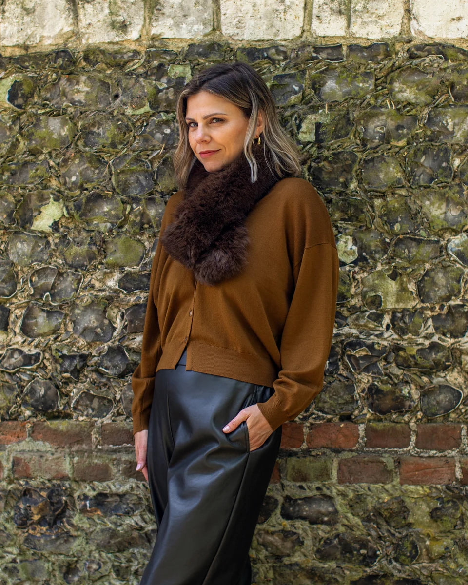 Faith Scarf - Dark Chocolate