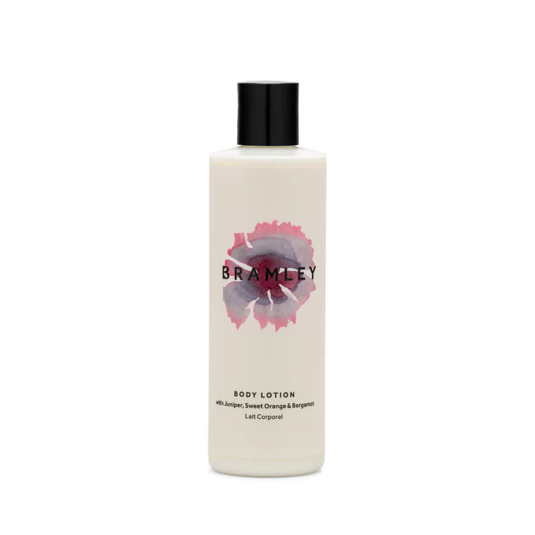 Body Lotion 250ml - with Juniper, Sweet Orange and Bergamot essential oils