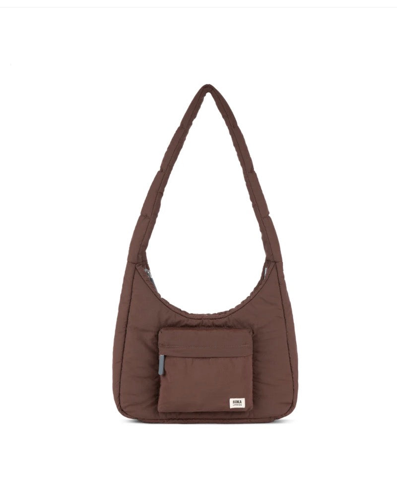 Belsize Medium Crossbody Chocolate Taslon