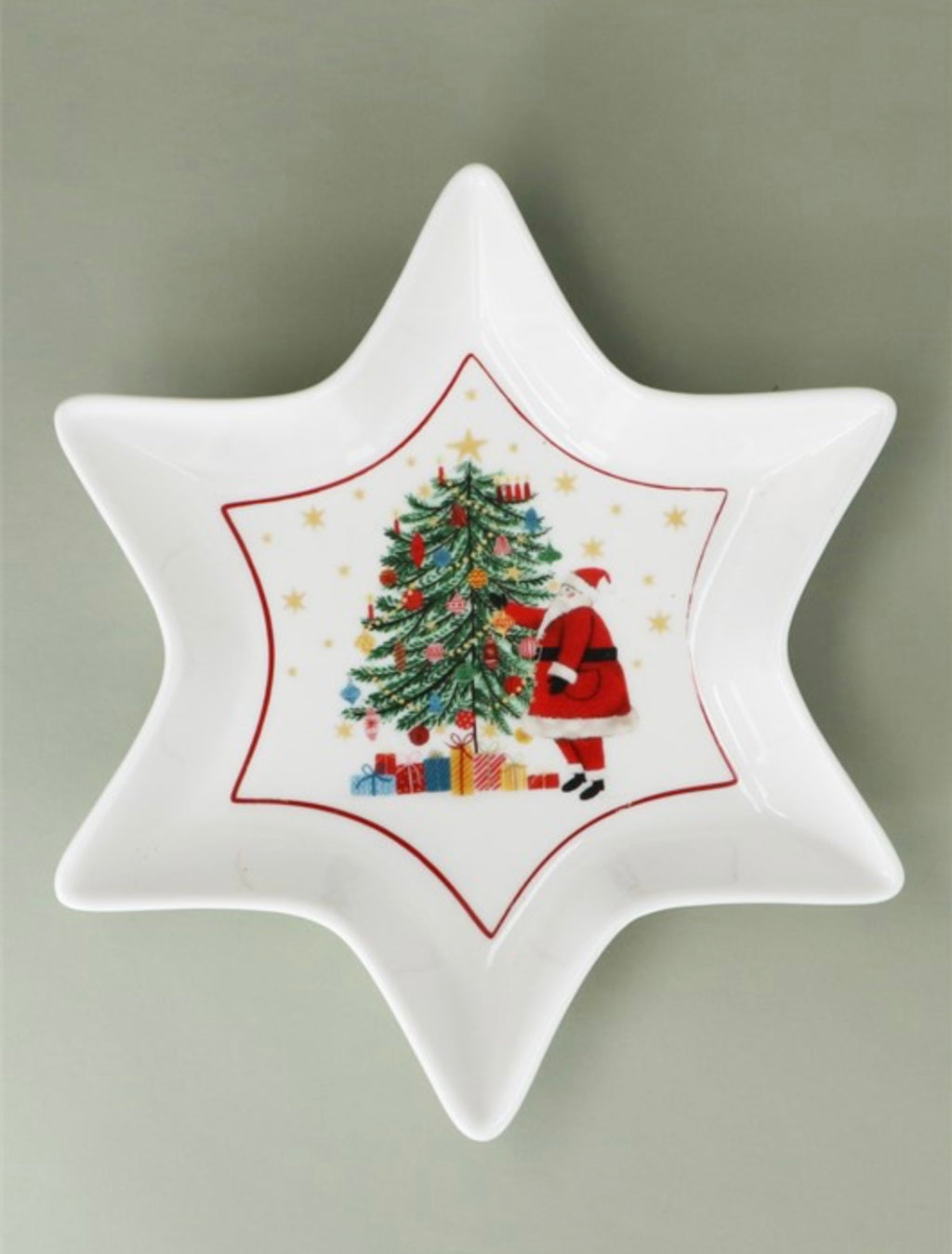 Nostalgia Tree Porcelain Star Dish