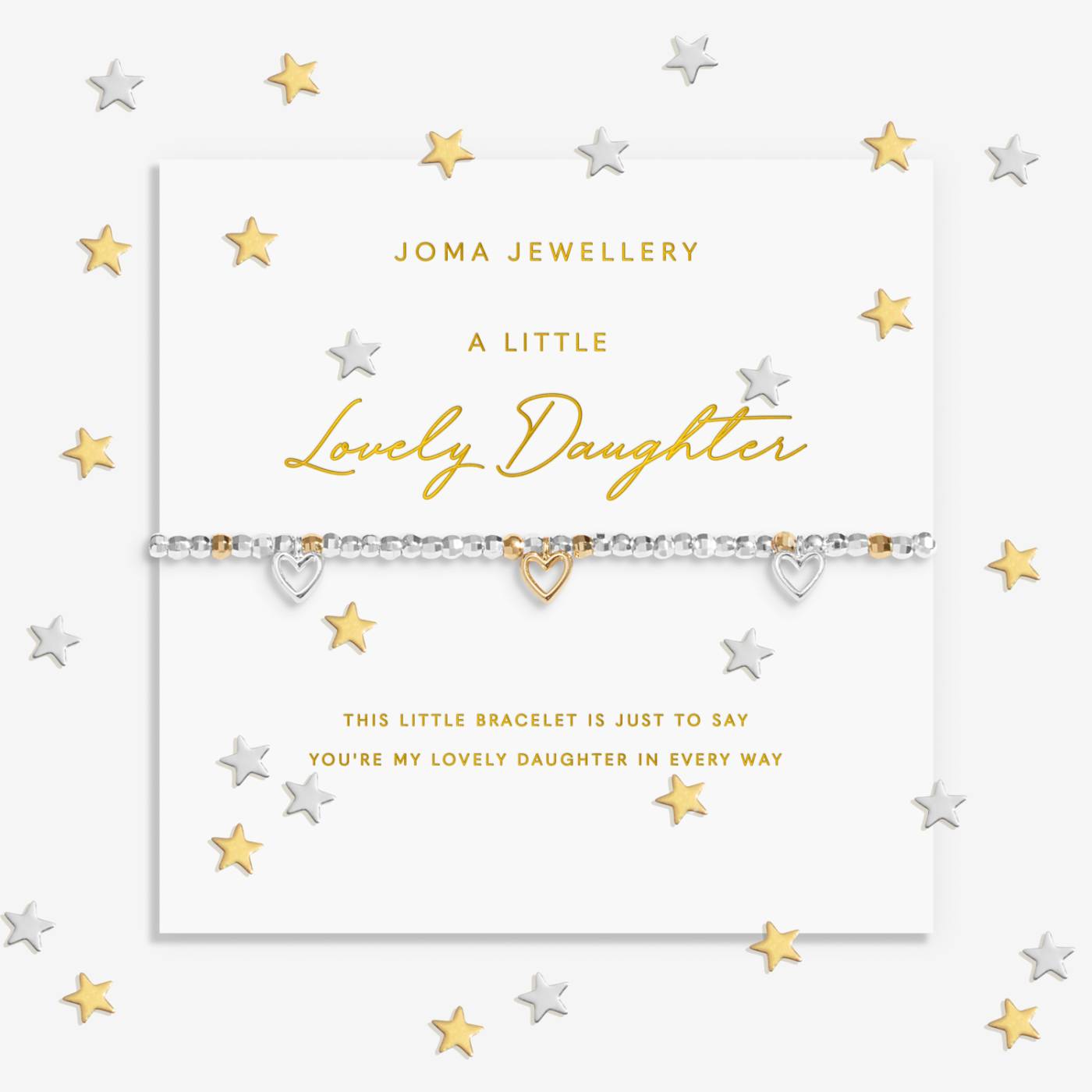 A Little Sparkle Confetti Lovely Daughter Bracelet