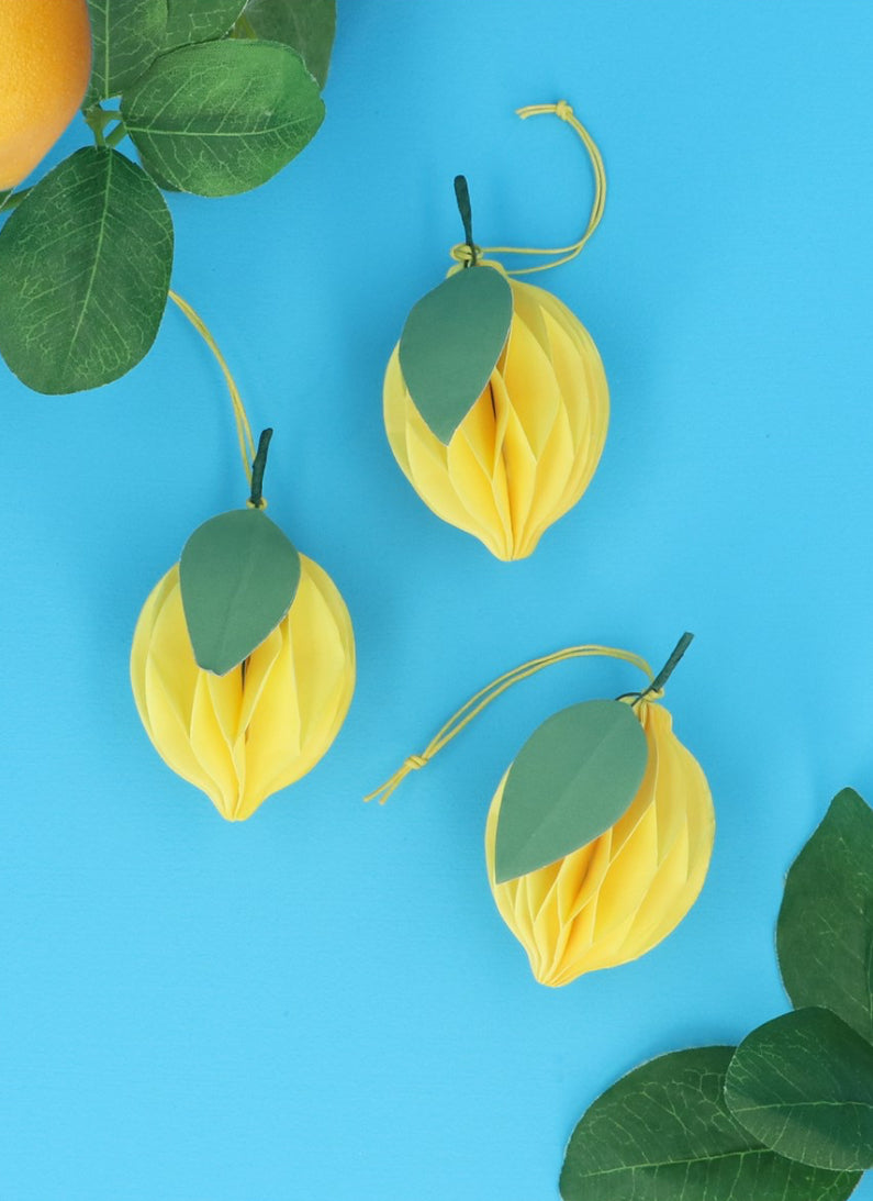 Honeycomb Lemon Decoration