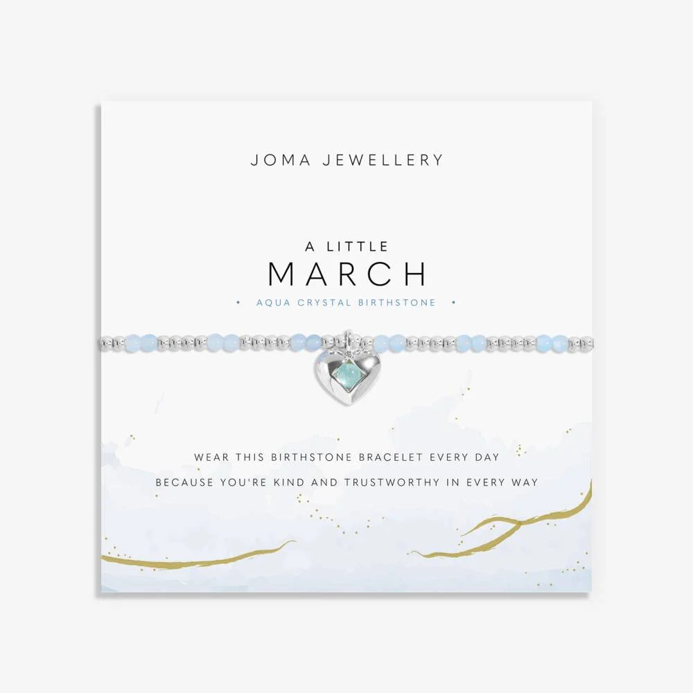A Little Birthstone ‘March’ Bracelet