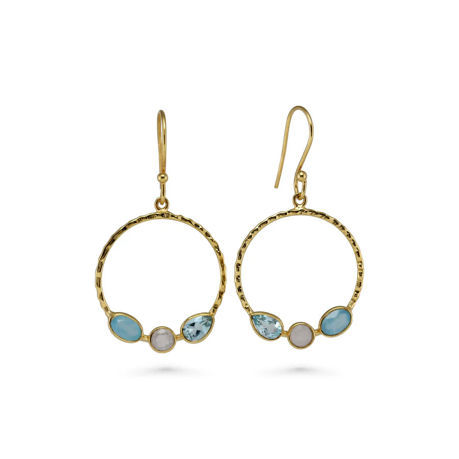 Gold Vermeil Hoop Earrings