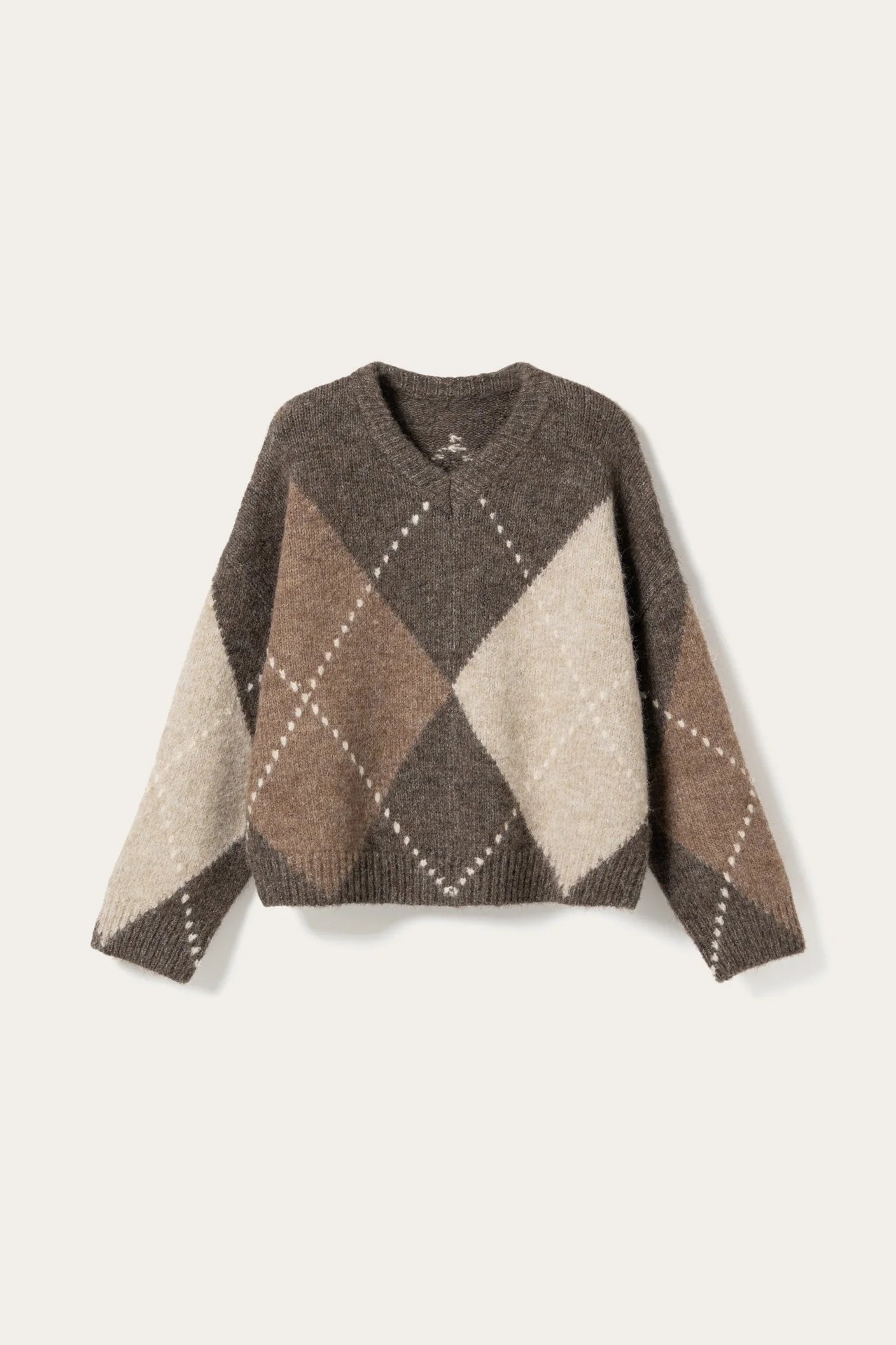 Lai Knit Jumper - Ash Brown Mix
