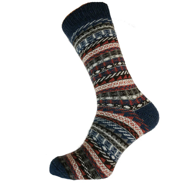 Mens Nordic Multi Coloured Socks