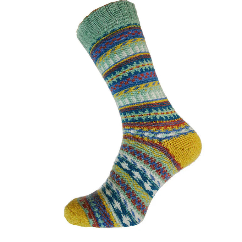 Mens Nordic Multi Coloured Socks
