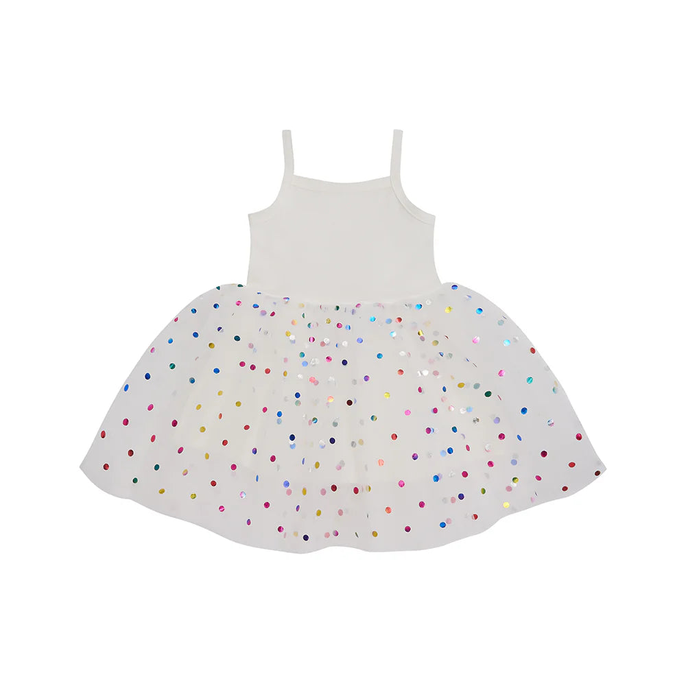 White Spot Dress - 1-2 Years