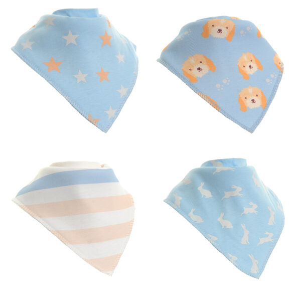 Fun Absorbent Baby Bandana - Cub