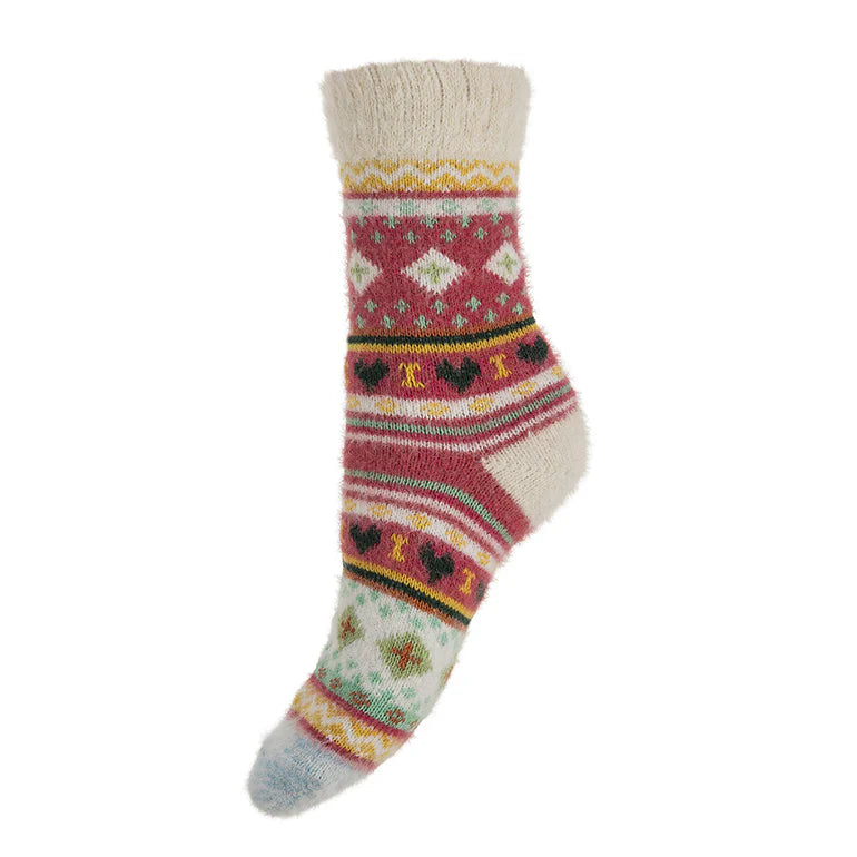 Ladies Multi Coloured Socks