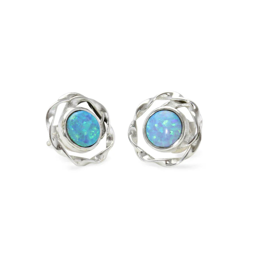 Opal Stud Earrings
