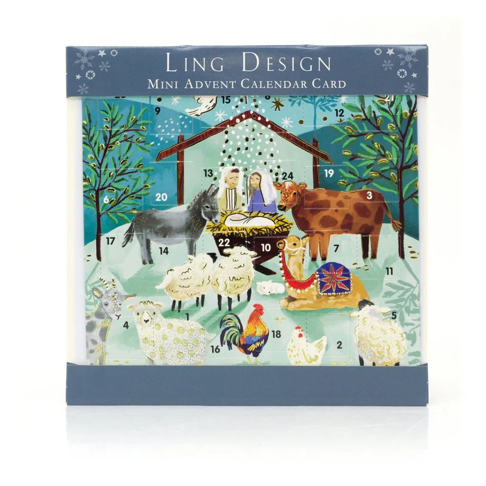 Ling Design Advent Card - The Nativity