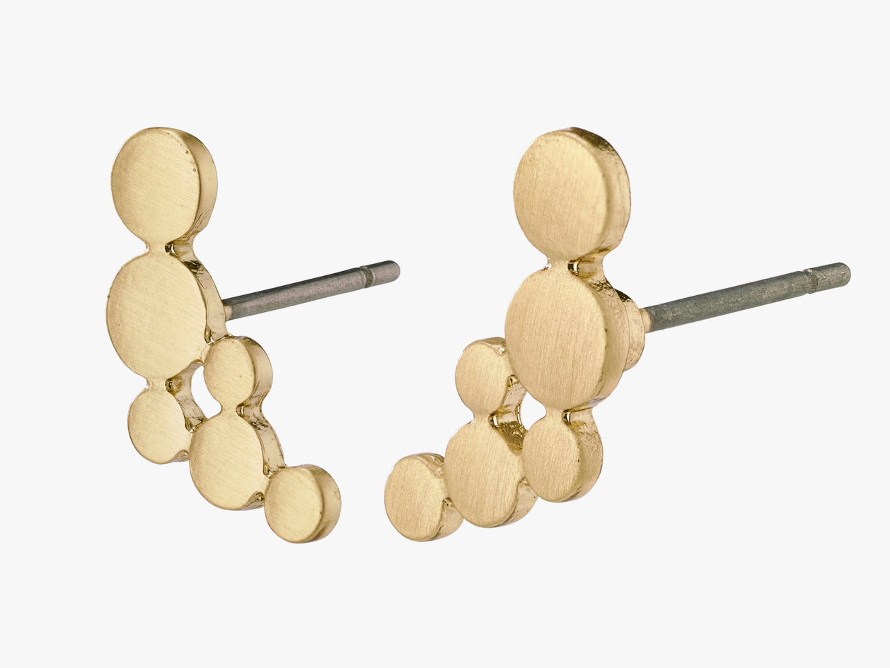 Leah Gold plated Earrings by Pilgrim