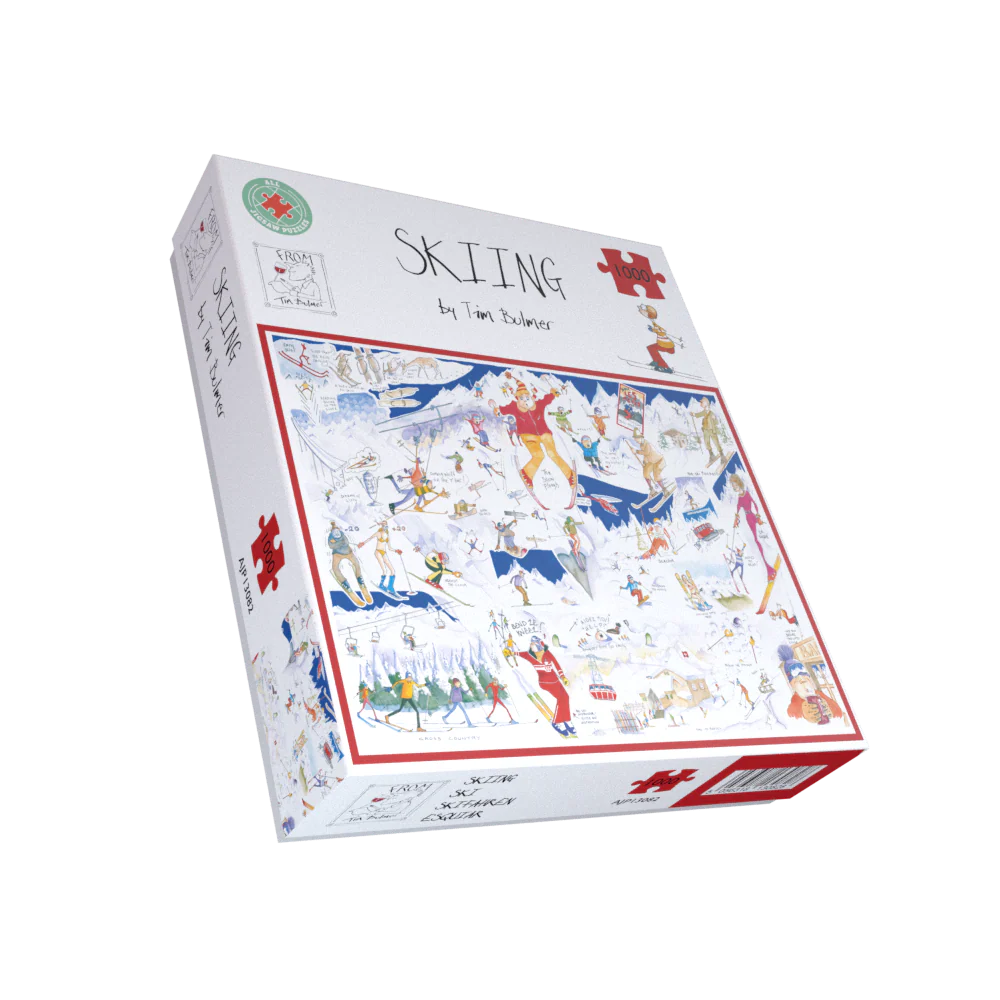Tim Bulmer 1000 Piece Jigsaw Puzzle- Skiing