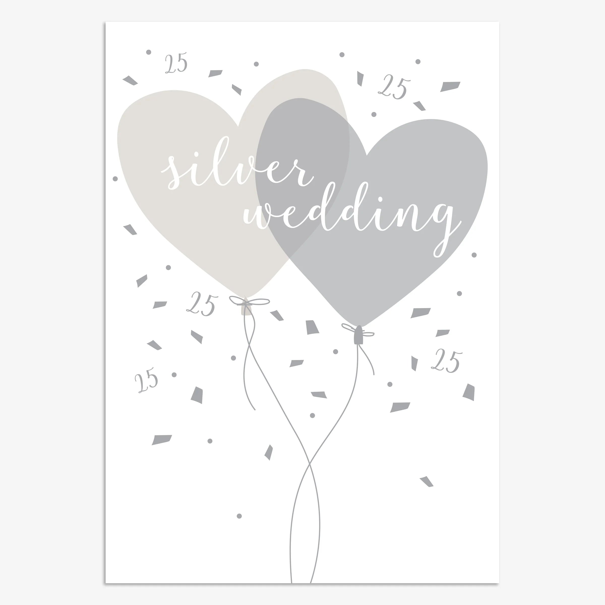 Silver Wedding Balloons
