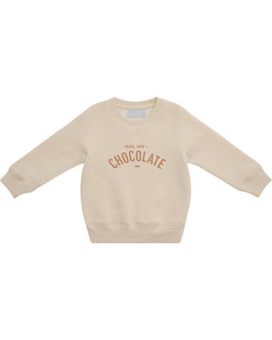 Vanilla ‘Peace, Love + Chocolate’ Sweatshirt 4 Years