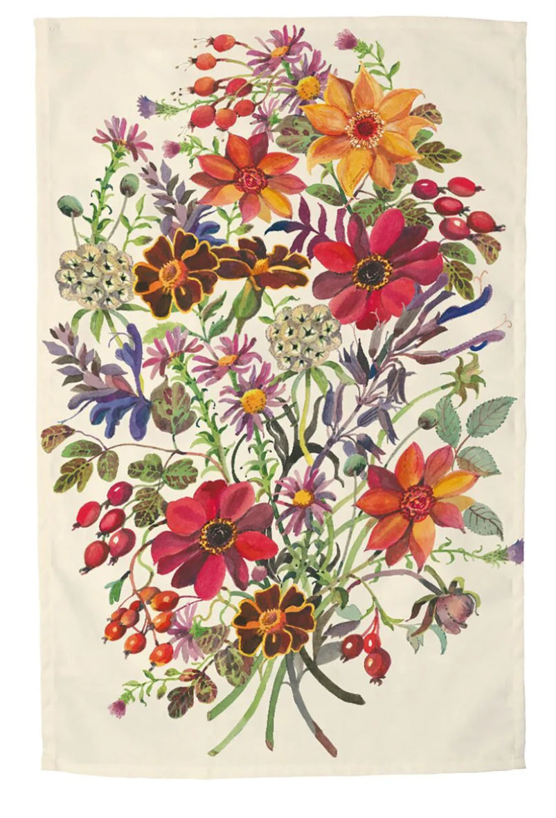 Emma Bridgewater - Autumn Flowers Tea Towel