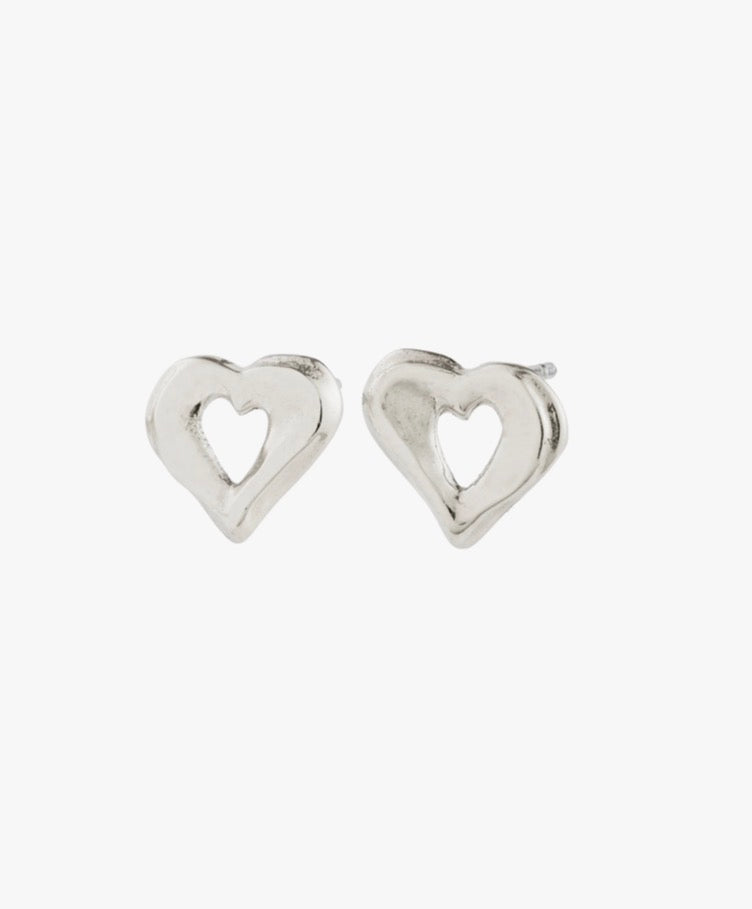 Iris Earrings - Silver Plated