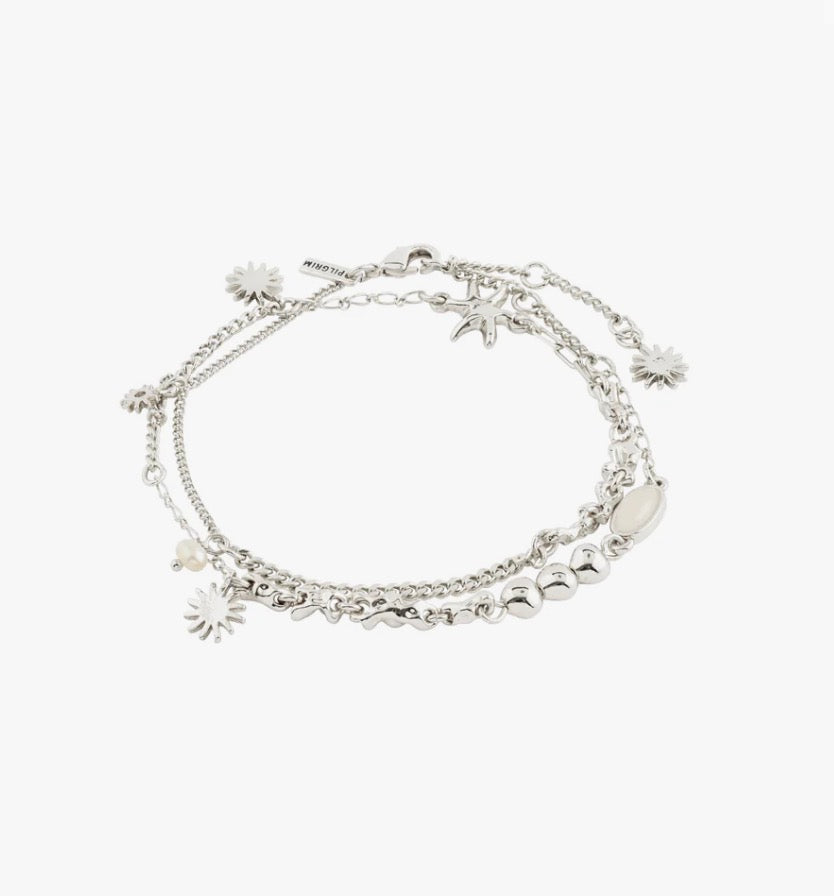 Prism Bracelet by Pilgrim - Silver Plated